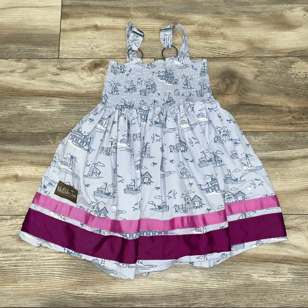 Matilda Jane Wonderful Parade Boardwalk Dress Girls Size‎ 4